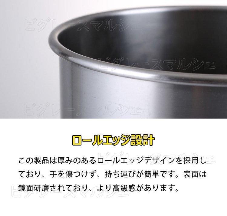 寸胴 鍋寸胴鍋 ステンレス 調理器具 業務用 ステンレス鍋 大容量 40L 炊き出し用 大鍋 35x35cm hw604-e_画像5
