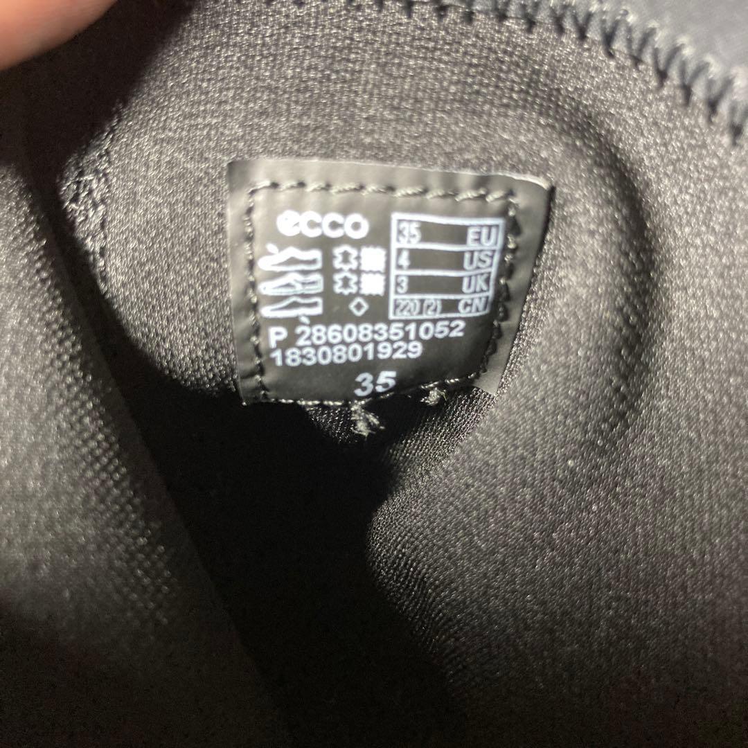 美品 ecco エコー 本革 × ストレッチ GORE-TEX 22cm_画像8