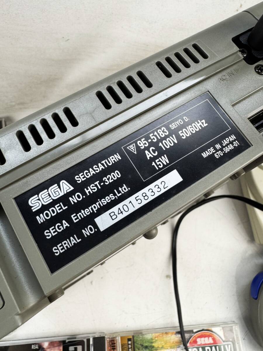 当時物 SEGA SEGASATURN/セガサターン HST-3200 本体 ソフト バーチャファイター ゴジラ セガラリー ガングリフォン など いろいろ １円～_画像10