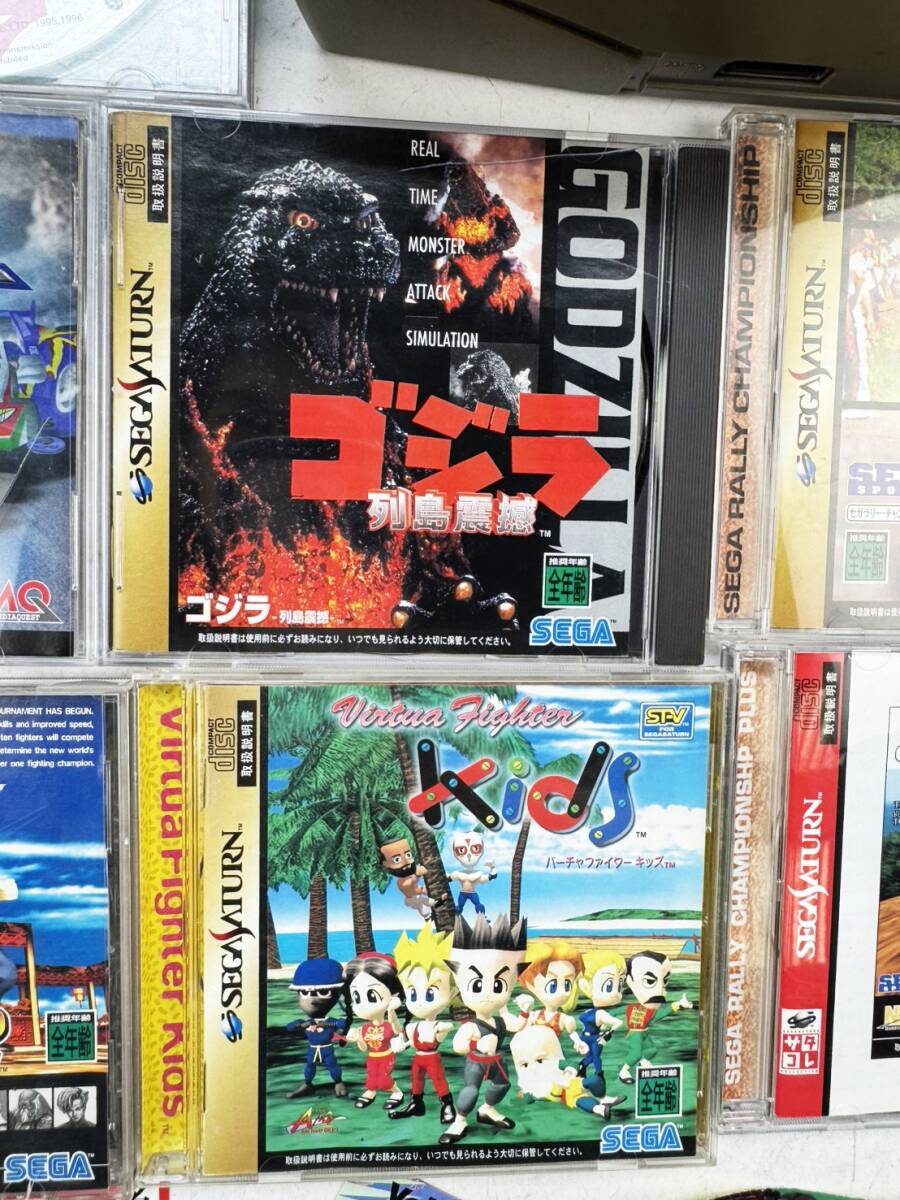 当時物 SEGA SEGASATURN/セガサターン HST-3200 本体 ソフト バーチャファイター ゴジラ セガラリー ガングリフォン など いろいろ １円～_画像6