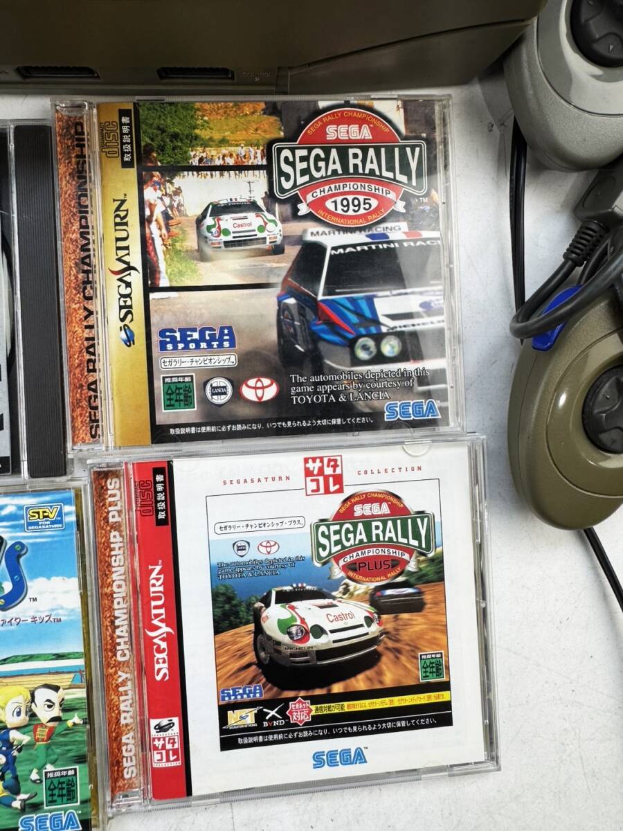 当時物 SEGA SEGASATURN/セガサターン HST-3200 本体 ソフト バーチャファイター ゴジラ セガラリー ガングリフォン など いろいろ １円～_画像7