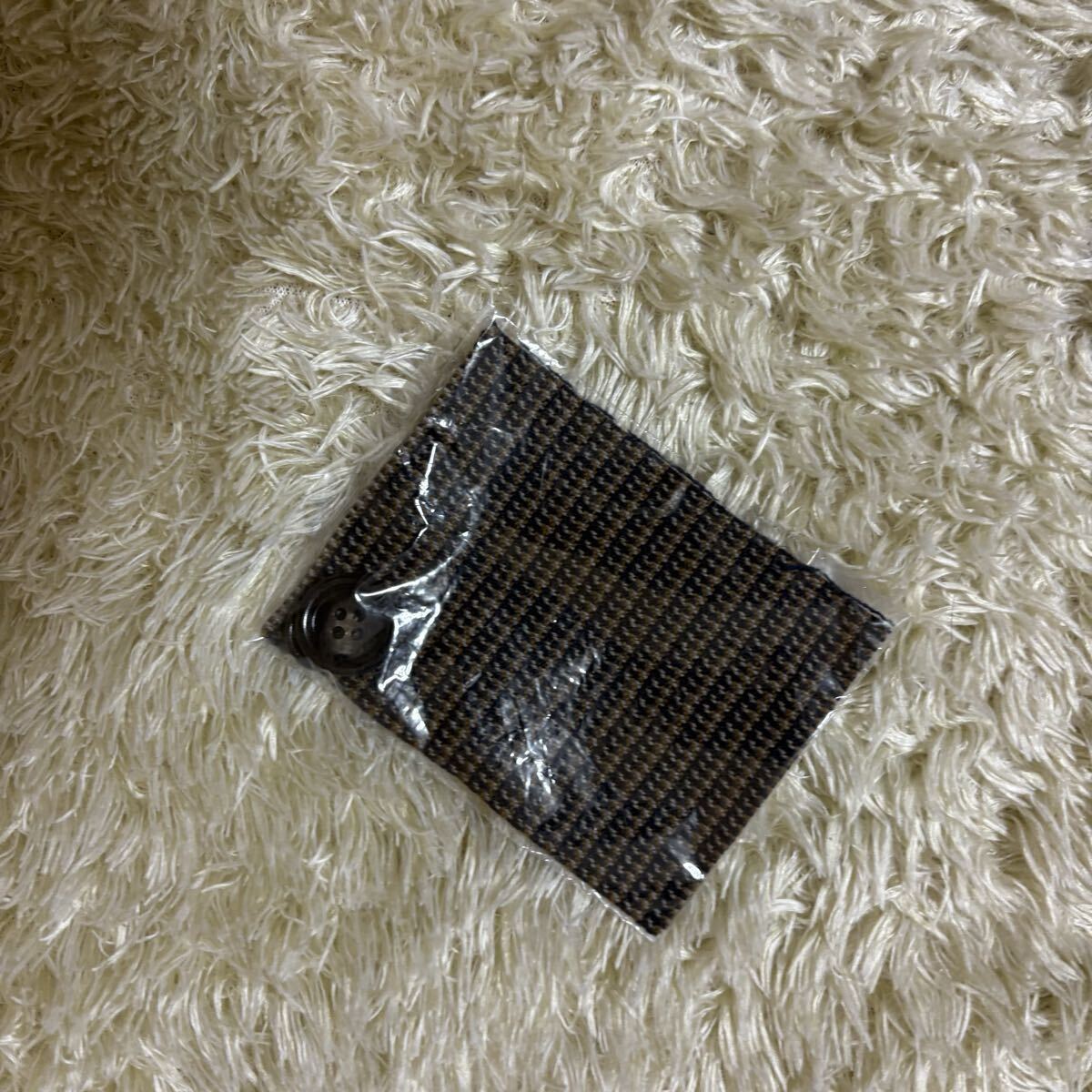 未使用級 大きいサイズ SHIPS (シップス)シェットランドウール ツイード 2ボタン テーラードジャケット アンコン ブラウン メンズ_画像8