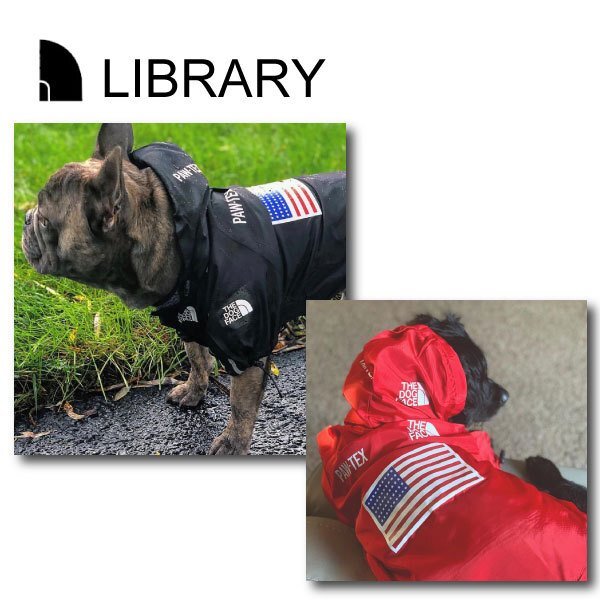 送料無料 USA 犬用ウインドブレーカー レインコート 選べるカラー&サイズ ペットウエア THE DOG FACE 星条旗 アメリカ 犬服 パロディ ス_画像7