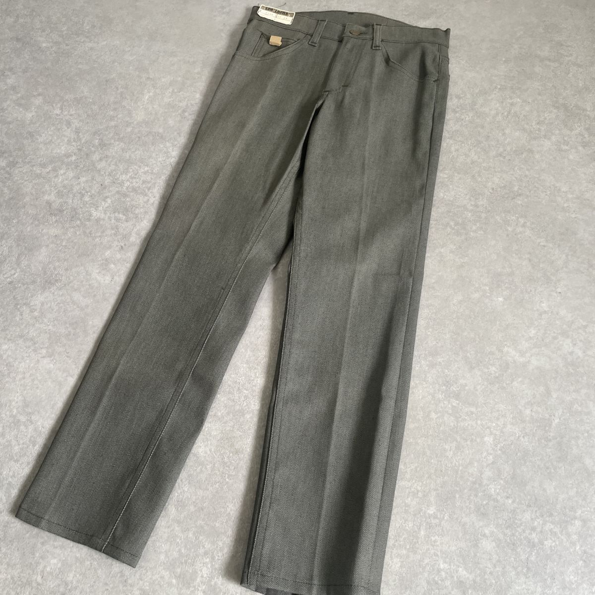 デッドストック●Lee●W27 L27●ヴィンテージ●アメリカ製●42TALON テーパード ロングパンツ●リー_画像2