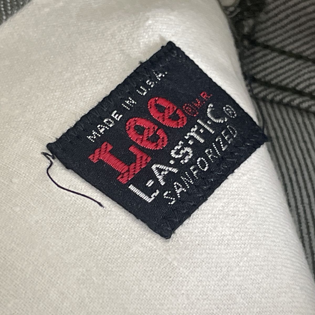 デッドストック●Lee●W27 L27●ヴィンテージ●アメリカ製●42TALON テーパード ロングパンツ●リー_画像6