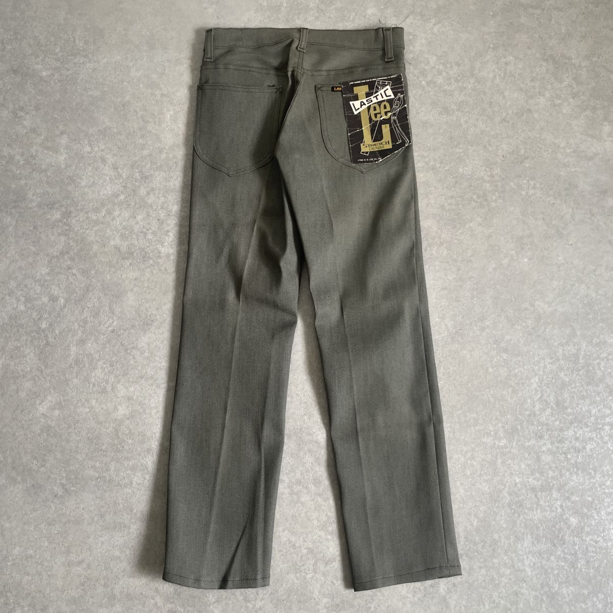 デッドストック●Lee●W27 L27●ヴィンテージ●アメリカ製●42TALON テーパード ロングパンツ●リー_画像7