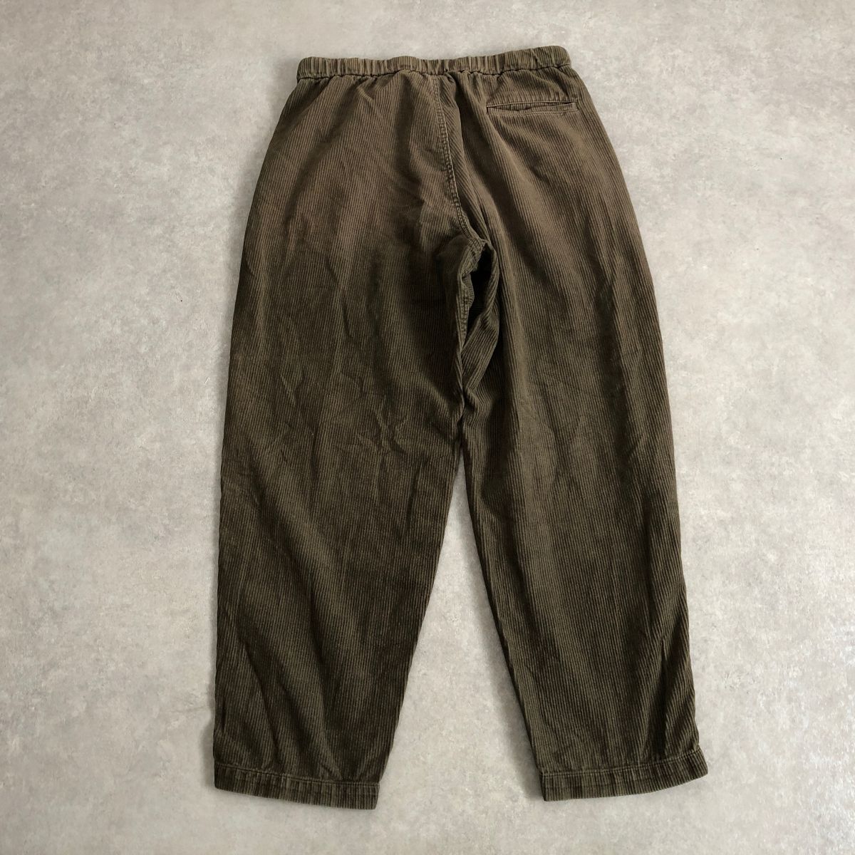 FREAK'S STORE OUTDOOR●コーデュロイ アウトドア ベルテッド パンツ●フリークスストア●チャコール_画像3