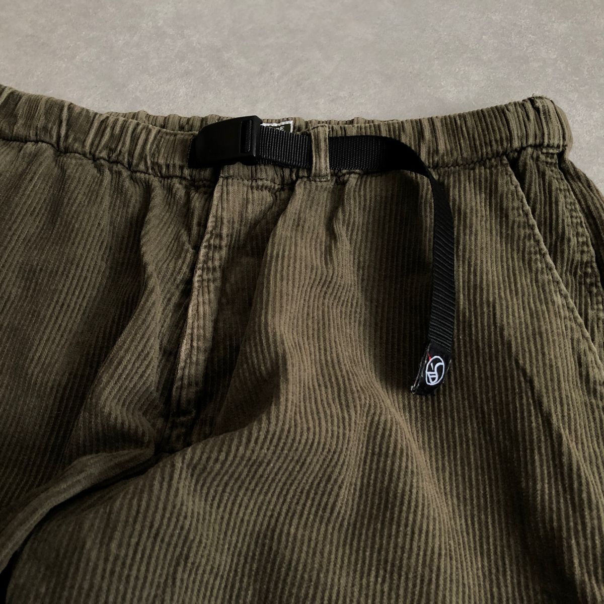 FREAK'S STORE OUTDOOR●コーデュロイ アウトドア ベルテッド パンツ●フリークスストア●チャコール_画像5