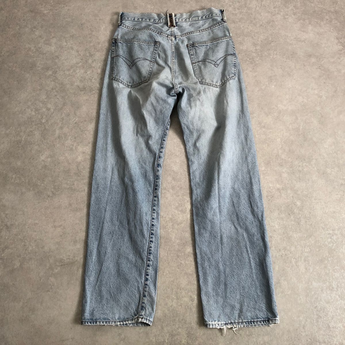 90's vintage●REPLAY●リバイバル レトロ アイスウォッシュ デニム パンツ●リプレイ_画像2