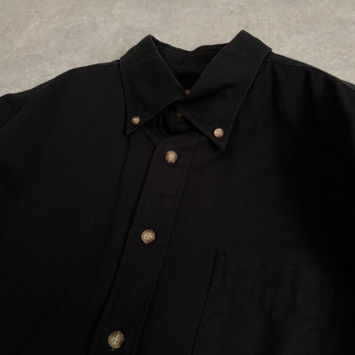 D'URBAN●Proposta●ボタンダウン シンプル ブラック シャツ●ダーバン_画像5