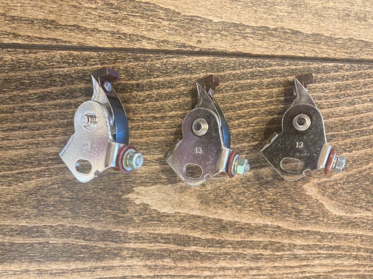 Daiichi製 K＆S コンタクトブレーカー　ポイント×3　一台分セット ⑤ KH250 250SS 350SS 400SS_画像2