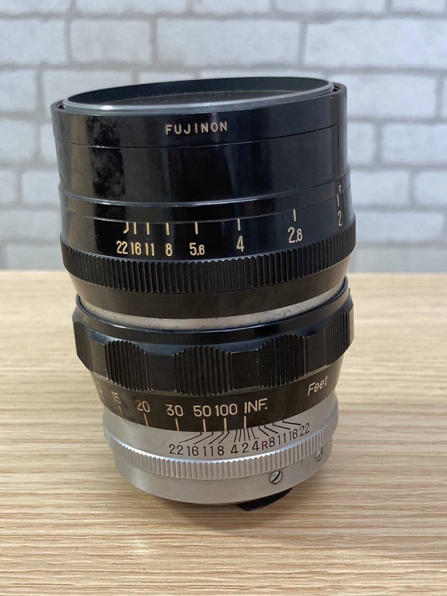 C77【動作未確認】希少 FUJINON フジノン F2 100mm 1:2 F 10cm ライカ Lマウント レンズ ケース付き_画像5