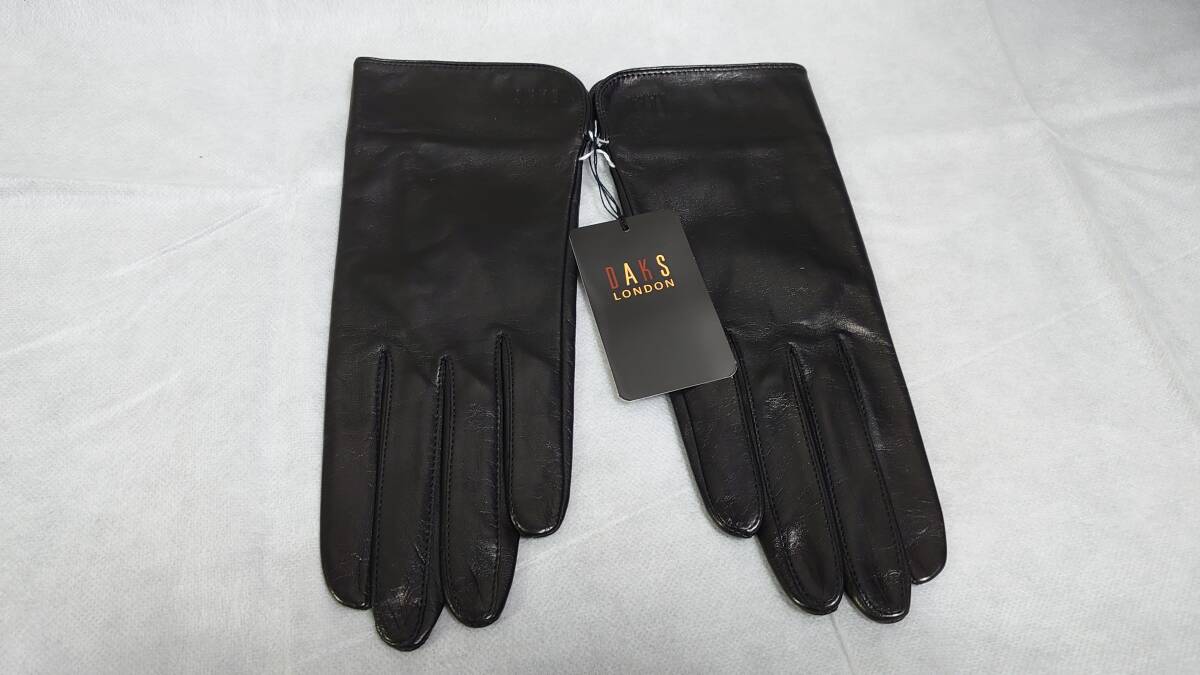 ブランドウェア小物類等大処分:DAKS LONDON・ダックス羊革手袋・寸法20cm・未使用展示品_画像1