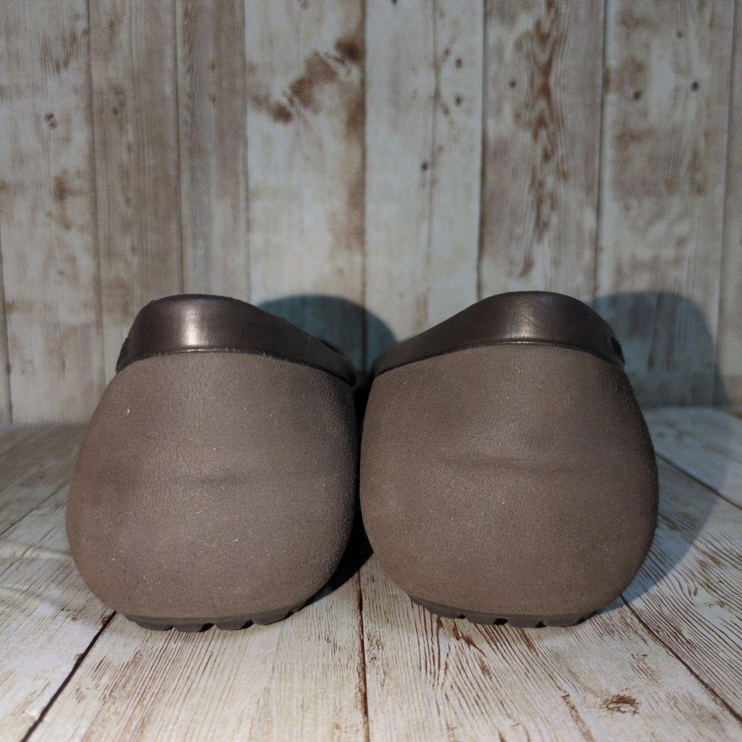 美品【crocs】マンモス☆フラットシューズ☆ボア☆W7☆23cm☆パンプス☆ラウンドトゥ☆バレエシューズ☆レディース靴☆クロックス