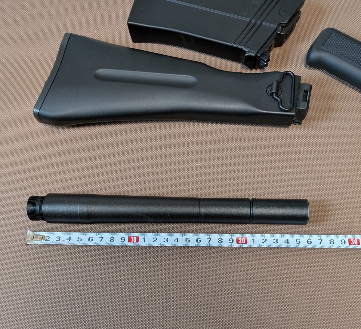 東京マルイ サイガ12K用 マガジン、ストック、グリップ、ソードオフアウターバレル_画像3
