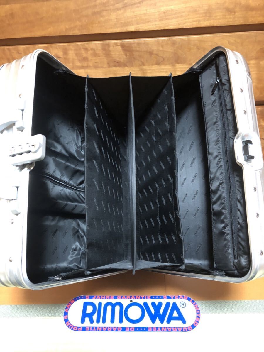 ☆美品☆激レア☆RIMOWA リモワ　ビジネストロリー2輪　23L ドイツ制　靜音タイヤ