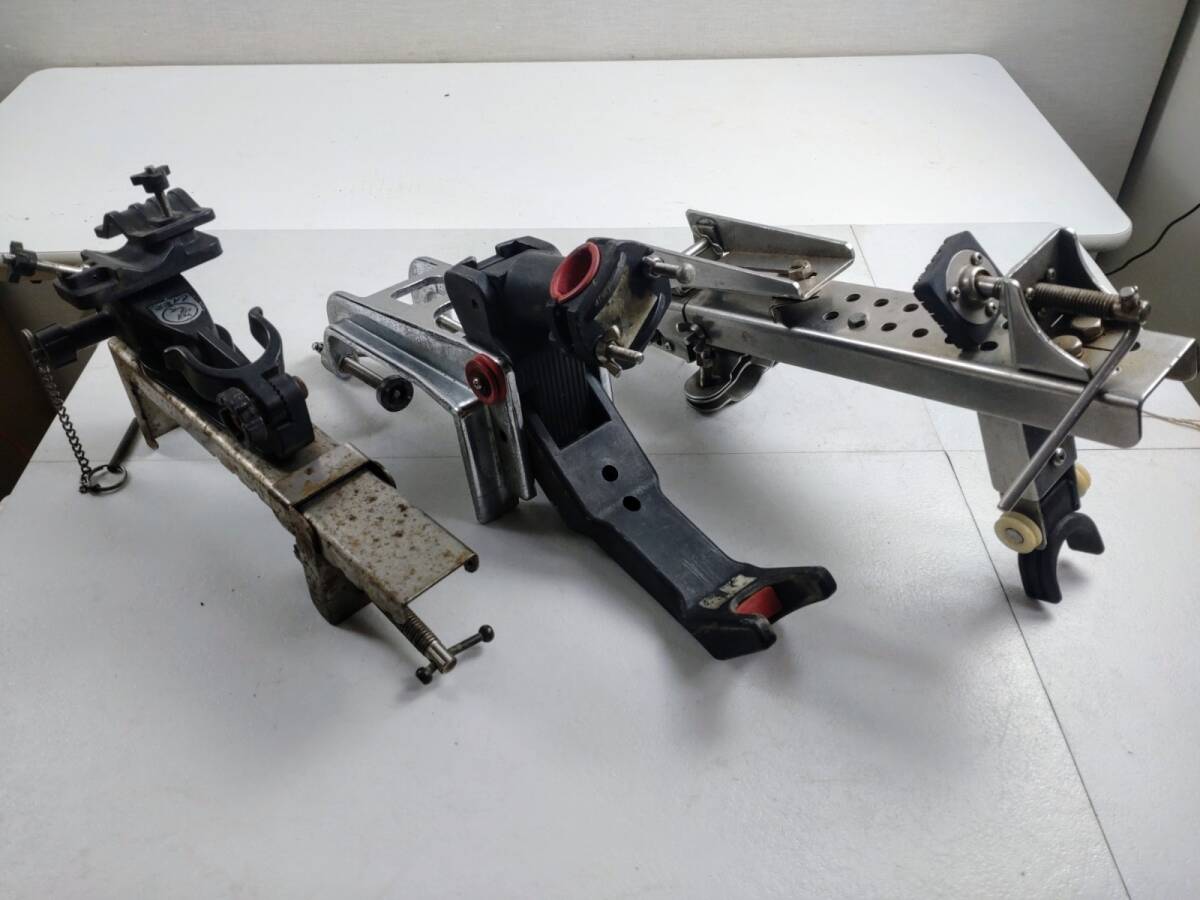 11733-09★JYOFUL FISHING FLYMASTER 受二郎他 フィッシングツール ロッドホルダー9点&折り畳みロッド1本 合計10点おまとめ 現状品★_画像2