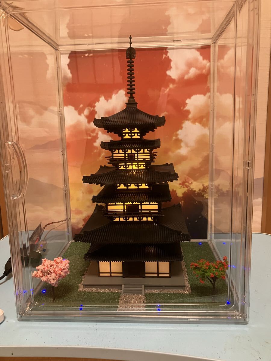 フジミ薬師寺東塔　1/100 完成品となります。