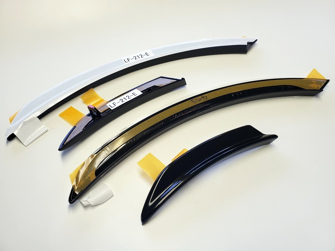 [ новый товар ] Lexus RC F для оригинальный задний молдинг крыла чёрный 212 задний бампер использующий обработанный * др. машина использование не по назначению . Mark X Voxy Alphard и т.п. 