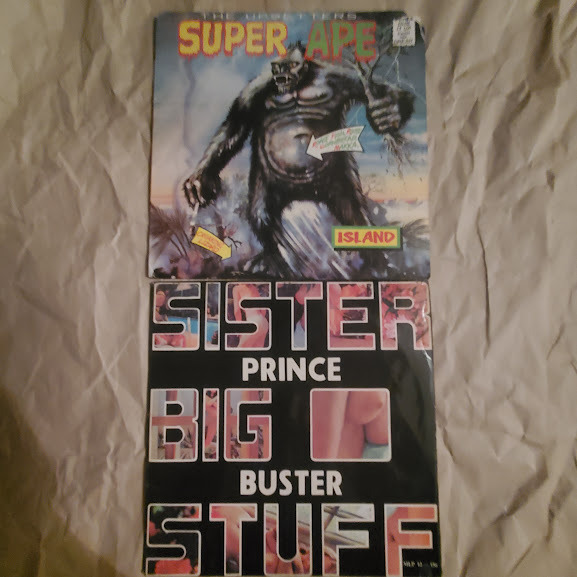 ORIGINAL盤LP 訳あり2枚セット　PRINCE BUSTER,SISTER BIG STUFF(MELODISC 70年/THE UPSETTERS, SUPER APE (76年ISLAND)_画像1