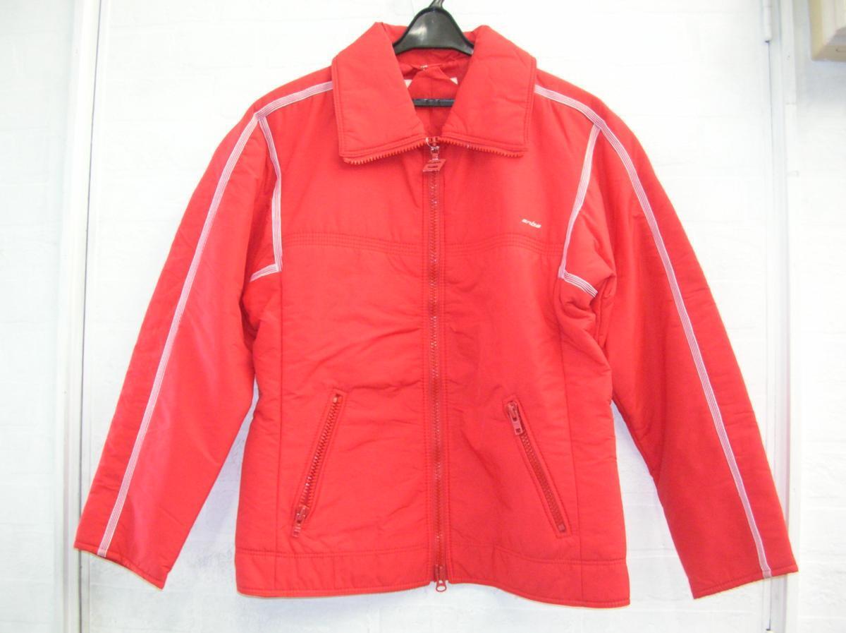 【希少品】アシックス★スキーウエア・ジャケット★レッド★メンズLサイズ★ASICS★スノースポーツやタウン着にも_画像1