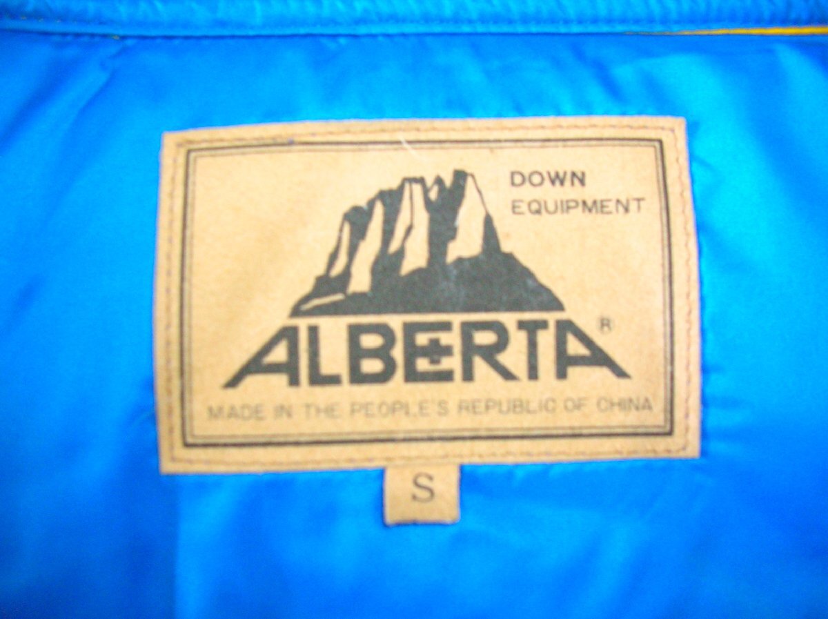 【希少品】アルバータ★【ダウンベスト】イエロー★Sサイズ★ALBERTA★ホワイトグースダウン90%★ポケット×5★現品限り_画像4