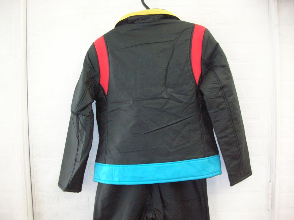 KSM【スキーウエア・ジャケット】★レディス9サイズ（適応身長：150ｃｍ前後）★ブラック×ターコイズ×レッド×イエロー★_画像2