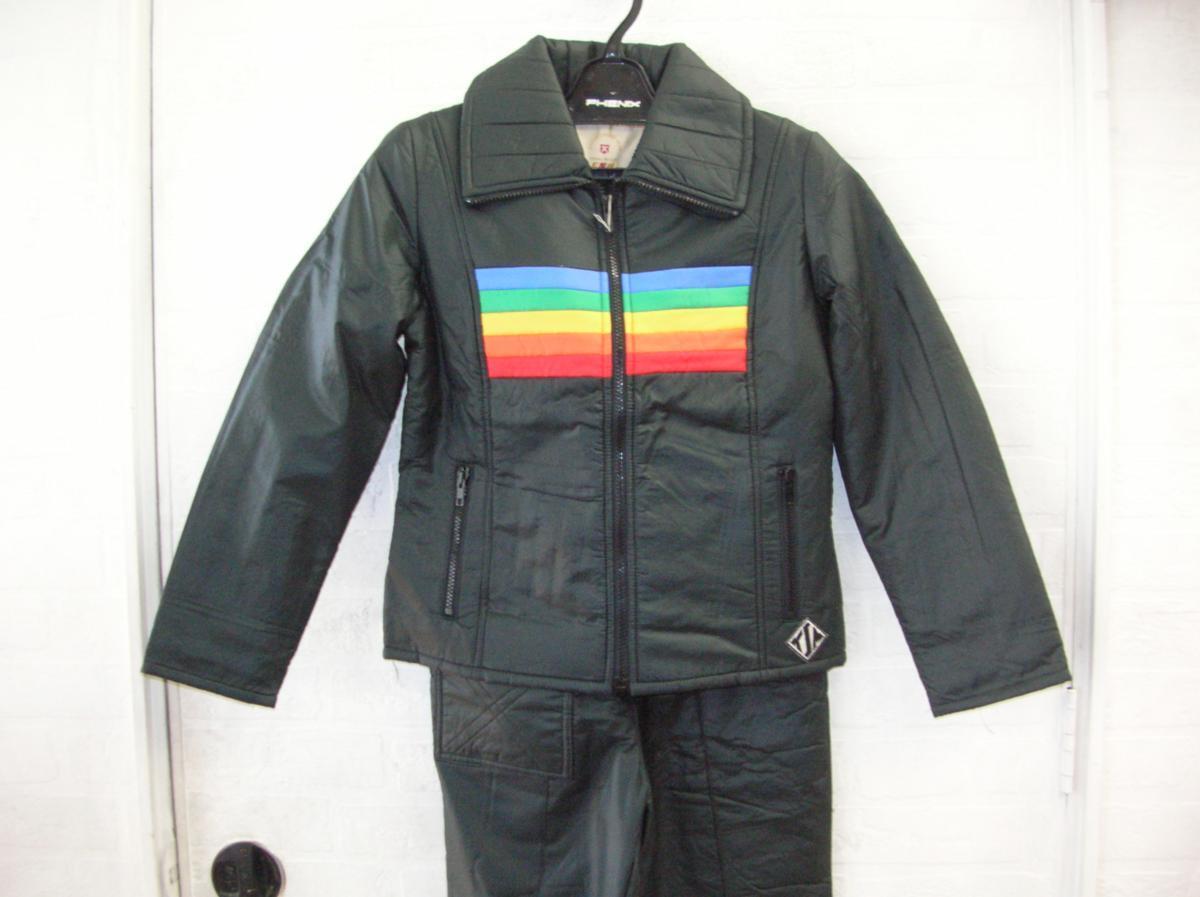 KSM【スキーウエア・ジャケット】★レディス9サイズ(適応身長:150cm前後)★ブラック×ブルー他★_画像1