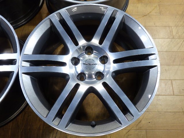 クライスラー 300C 純正 アルミホイール 4本 5H-114.3 18インチ 7.5J+24 ノーマル純正戻し 車検 補修品用 スタッドレス用 等にどうぞ_画像2
