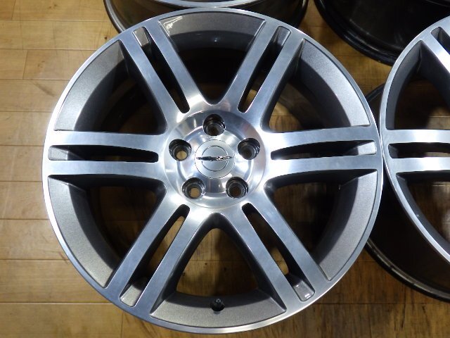クライスラー 300C 純正 アルミホイール 4本 5H-114.3 18インチ 7.5J+24 ノーマル純正戻し 車検 補修品用 スタッドレス用 等にどうぞ_画像3