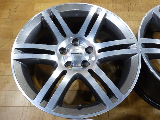クライスラー 300C 純正 アルミホイール 4本 5H-114.3 18インチ 7.5J+24 ノーマル純正戻し 車検 補修品用 スタッドレス用 等にどうぞ_画像5