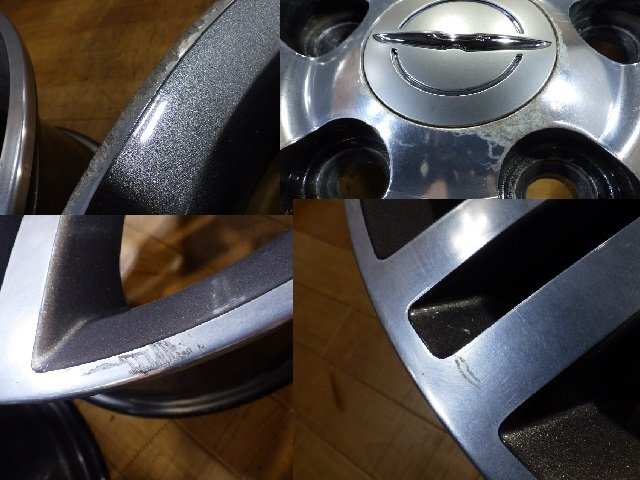 クライスラー 300C 純正 アルミホイール 4本 5H-114.3 18インチ 7.5J+24 ノーマル純正戻し 車検 補修品用 スタッドレス用 等にどうぞ_画像8