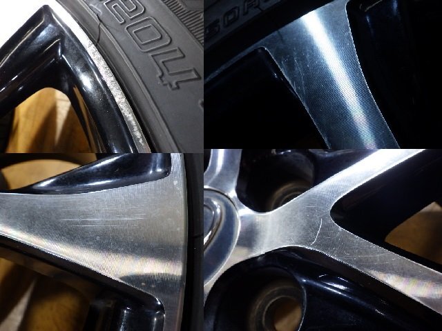溝有り トヨタ 50系 エスティマ 後期 純正 ホイール タイヤ 4本 5H-114.3 18インチ 225/50R18 ダンロップ ブリヂストン ミシュラン C-HR_画像10