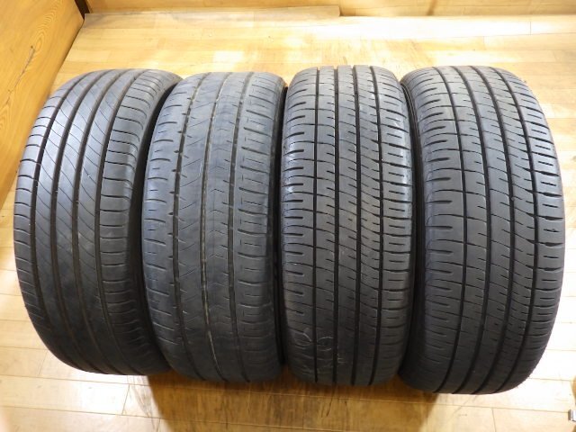 溝有り トヨタ 50系 エスティマ 後期 純正 ホイール タイヤ 4本 5H-114.3 18インチ 225/50R18 ダンロップ ブリヂストン ミシュラン C-HR_画像3