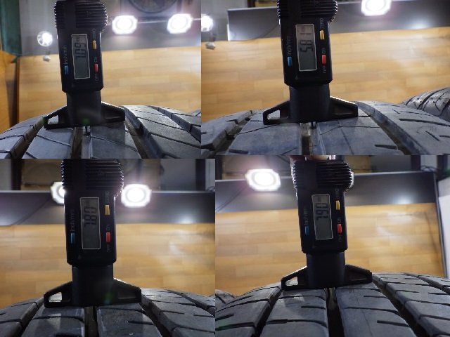 溝有り トヨタ 50系 エスティマ 後期 純正 ホイール タイヤ 4本 5H-114.3 18インチ 225/50R18 ダンロップ ブリヂストン ミシュラン C-HR_画像6