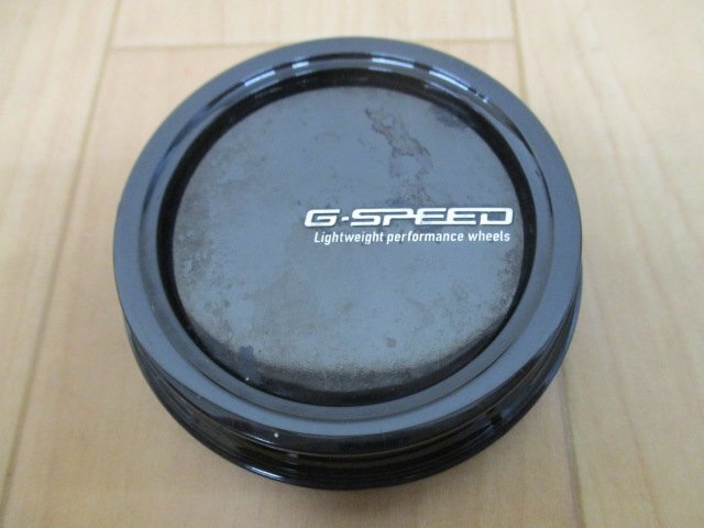 HOT STUFF ホットスタッフ G.Speed アルミホイール用 中古センターキャップ 4個/4枚_画像4