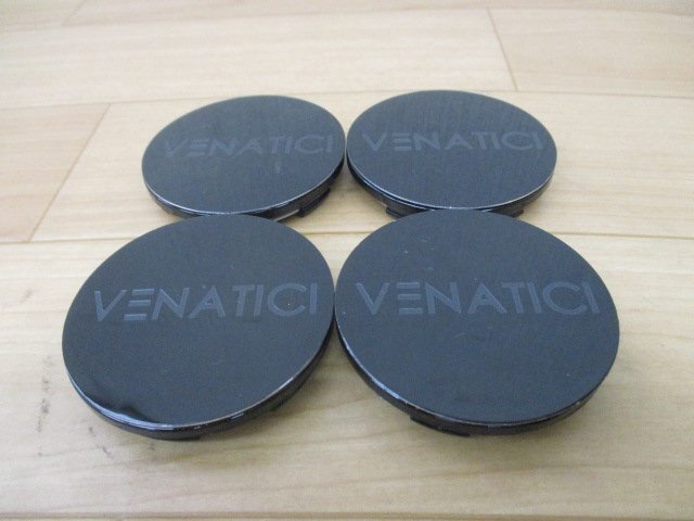 MLJ VENATICI ヴェナティッチ C-51S ブラック アルミホイール用 中古センターキャップ 4個/4枚_画像1