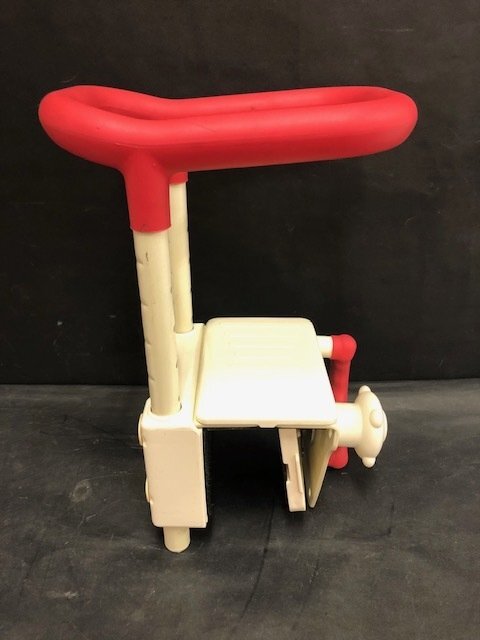 アロン化成 介護(hù)用 浴室 手すり「安壽」 高さ調(diào)節(jié)付 レッド 介護(hù)用品 入浴補(bǔ)助