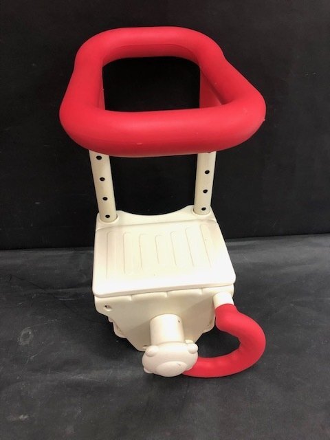 アロン化成 介護(hù)用 浴室 手すり「安壽」 高さ調(diào)節(jié)付 レッド 介護(hù)用品 入浴補(bǔ)助