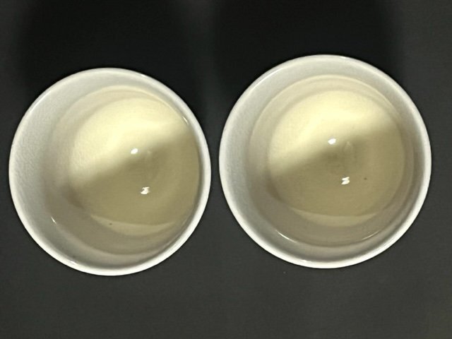 ★未使用★湯呑み 萩焼 カップ 湯のみ コーヒーカップ 食器 マグ湯呑み 高臺(tái)コップ シンプル食器 2客
