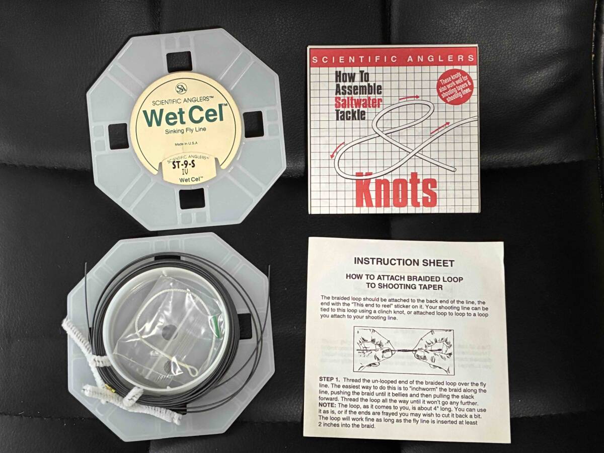 SA サイエンティフィックアングラーズ フライライン ウェットセル ３点セット ST-9S IV, WF-6S IV, シューティングライン インタミ _画像4