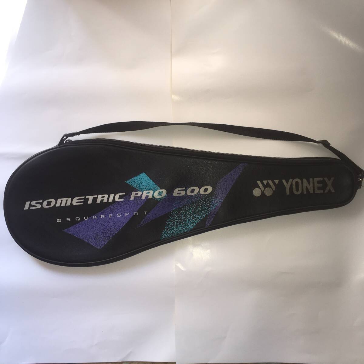 中古YONEX BADMINTON バドミントンラケットケース ポケット付(ヨネックス・マークは旧マーク)_画像5