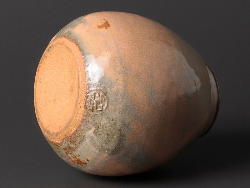 【古美味】十五代坂倉新兵衛 萩茶入 茶道具 保証品 1VGu_画像5