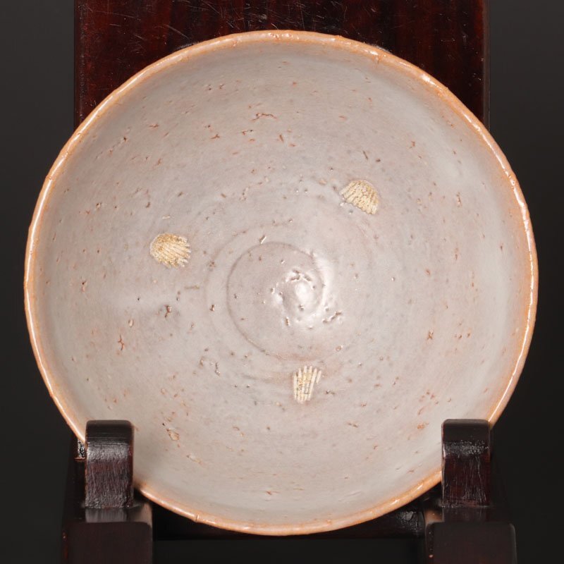 【古美味】天耳庵 十三代坂田泥華造 萩茶碗 茶道具 保証品 eDI1
