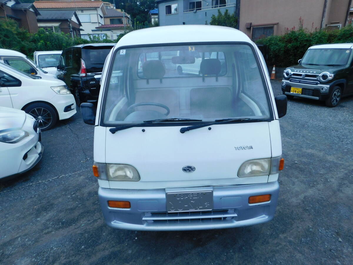 サンバートラック　４WD　　エアコン付き。　タイベル交換済み実走行＆無事故。整備点検済み令和９年２月まで_画像2