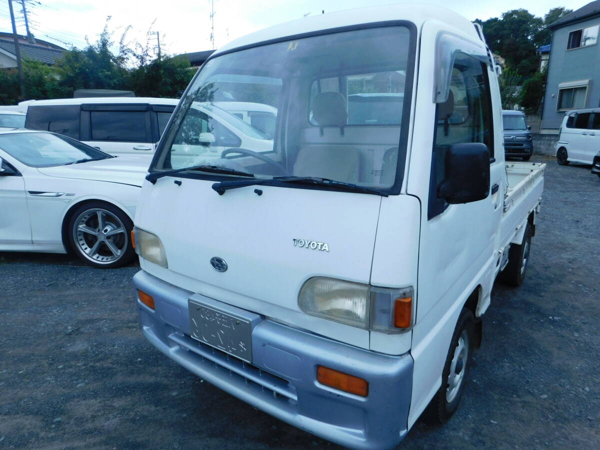 サンバートラック　４WD　　エアコン付き。　タイベル交換済み実走行＆無事故。整備点検済み令和９年２月まで_画像3
