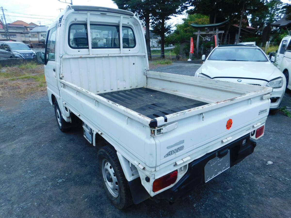 サンバートラック　４WD　　エアコン付き。　タイベル交換済み実走行＆無事故。整備点検済み令和９年２月まで_画像5