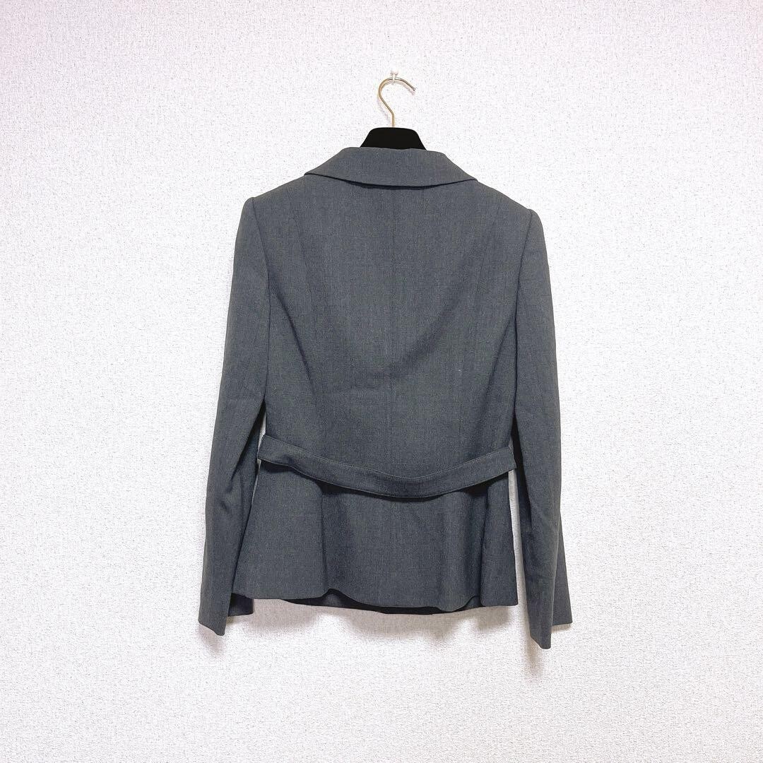 YUKI TORII ジャケット スカート セットアップ スーツ グレー 9号_画像4
