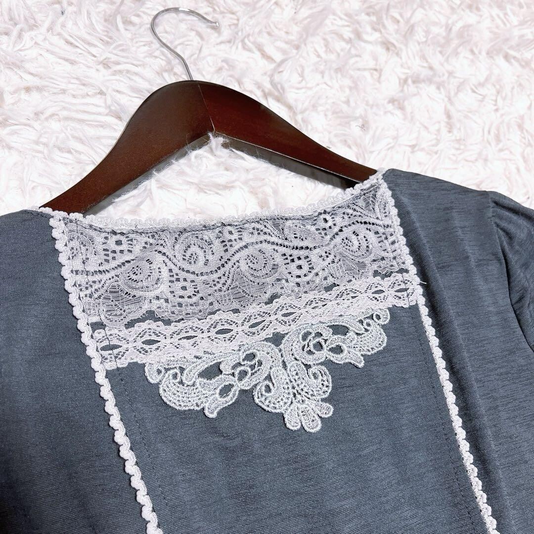 オッズオン ローゼンカヴァリエ レイヤード ワンピース レース ジレ 花柄_画像9