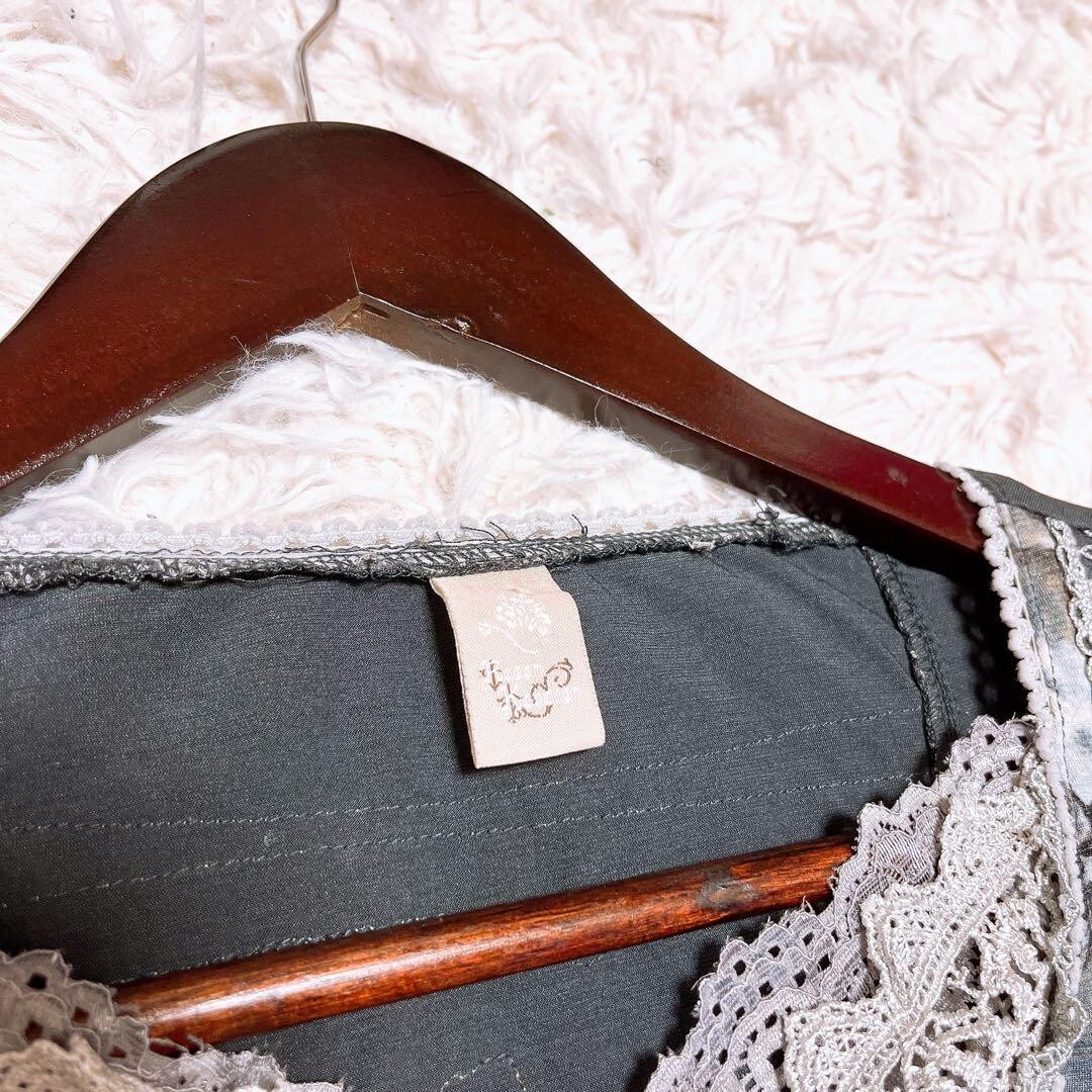 オッズオン ローゼンカヴァリエ レイヤード ワンピース レース ジレ 花柄_画像10